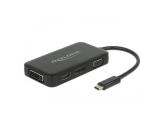 Описание и цена на DeLock USB-C to VGA DVI DP HDMI Adapter, DELOCK-63929