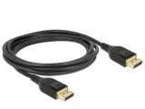 Описание и цена на DeLock Кабел  DisplayPort мъжко - DisplayPort мъжко, 2м, 8K 60Hz, Черен