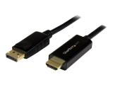 StarTech DisplayPort to HDMI Cable - 4K 30Hz – Black - 2 m кабели видео DisplayPort / HDMI Цена и описание.