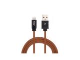 кабели: TELLUR Leather USB-A to Lightning Cable 1m, TLL155331
