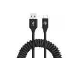  кабели: TELLUR Extendable USB-A to USB-C Cable 1.8m, TLL155395
