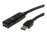 удължители кабели: StarTech Active USB 3.0 5Gbps Male to Female USB-A Extension Cable - 10 m