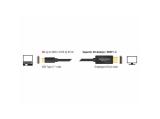DeLock Cable High Speed HDMI with Ethernet - HDMI-A male > HDMI-A male 3D 4K 0.25 m Slim High Quality снимка №2 DeLock Cable High Speed HDMI with Ethernet - HDMI-A male > HDMI-A male 3D 4K 0.25 m Slim High Quality снимка №2