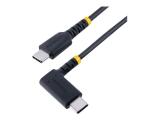  кабели: StarTech USB 2.0 Type-C Angled Charging Cable 1m, R2CCR-1M-USB-CABLE