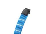  кабели: CABLEMOD E-Series Pro ModMesh Sleeved 12VHPWR PCI-e Cable Light Blue 60 cm
