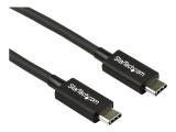  кабели: StarTech Thunderbolt 3 USB-C Cable - 40Gbps - 80 cm
