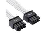 PHANTEKS 12VHPWR to 2x8Pin PCI-E Power cable, White снимка №2