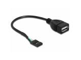  PC аксесоари: DeLock Cable USB Pin header female > USB 2.0 type-A female 20 cm