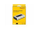 DeLock Превключвател Ръчен, 3 x 3.5 mm Jack снимка №4 DeLock Превключвател Ръчен, 3 x 3.5 mm Jack снимка №4