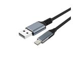  кабели: VCom Кабел USB 3.1 Micro type C / USB 2.0 AM Black - CU405M-1.8m