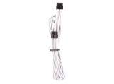  кабели: Corsair Premium individually sleeved PCI-E Cable, White, CP-8920238