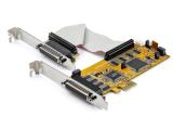 StarTech PCI Express RS232 Serial Adapter Card, PEX8S1050LP адаптери разширителни карти PCI-E Цена и описание.