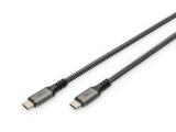  кабели: Digitus USB 4.0 USB-C Cable 1 m, DB-300443-010-S