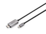  кабели: Digitus 8K Mini DisplayPort to HDMI Adapter Cable, DB-340109-010-S