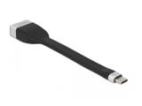  кабели: DeLock Flat Ribbon USB-C to DisplayPort Cable 13 cm, DELOCK-86731