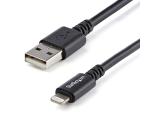  кабели: StarTech USB-A to Lightning Cable 3m, Black