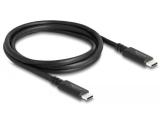 Описание и цена на DeLock USB 4.0 Type-C Cable 1.2m, 40Gbps, 240W