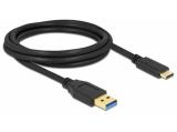 Описание и цена на DeLock SuperSpeed USB-A to USB-C Cable 10 Gbps 2m