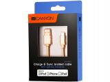 Canyon Charge & Sync MFI braided cable with metalic shell CNS-MFIC3GO снимка №2