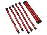 удължители кабели: Kolink Core Adept Braided Cable Extension Kit, Black/Red