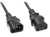 Описание и цена на Lindy C14 to C13 Mains Extension Cable 2m, lead free, black