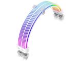 Описание и цена на 1stPlayer PCIe 6+2pin Extension Modding Cable, Addressable RGB, White