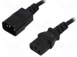 ESTILLO IEC C13 to IEC C14 Power Cable 1.8m, Black кабели захранващи IEC C14 / IEC C13 Цена и описание.