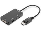 Digitus 3-in-1 DisplayPort Adapter AK-340418-002-S адаптери видео DisplayPort / HDMI / VGA Цена и описание.