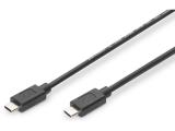  кабели: Digitus USB 2.0 Type-C Cable 1m AK-300155-010-S