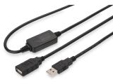 удължители кабели: Digitus USB 2.0 Type-A Active Extension Cable 10m DA-73100-1