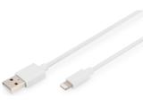  кабели: Digitus Lightning to USB-A Data cable 1m DB-600106-010-W