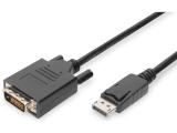 Описание и цена на Digitus DisplayPort to DVI-D Video cable 5m AK-340301-050-S