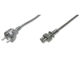 кабели: Digitus Schuko to IEC C5 Power Cord 1.2m AK-440115-012-S