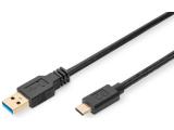  кабели: Digitus USB 3.1 Gen2 Type-A to Type-C Cable 1m DB-300146-010-S