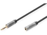 Описание и цена на Digitus 3.5mm Audio Extension Cable 1.8m DB-510210-018-S