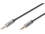 Описание и цена на Digitus 3.5 mm jack Audio cable 1m DB-510110-010-S