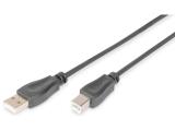  кабели: Digitus USB-A to USB-B Cable 1m AK-300105-010-S