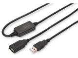 удължители кабели: Digitus USB 2.0 Repeater Cable 15m