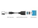 DeLock USB-A to Serial Adapter 62406 снимка №2 DeLock USB-A to Serial Adapter 62406 снимка №2