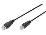 Описание и цена на Digitus USB-A to USB-B Connection Cable 1m AK-300102-010-S