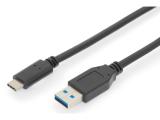  кабели: Digitus USB-A to USB-C Connection Cable 1m AK-300146-010-S