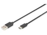 Digitus USB-A to USB-C Cable 1m AK-300154-010-S кабели USB кабели USB-A / USB-C Цена и описание.