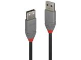  кабели: Lindy USB 2.0 Type A to A Cable 1m, Anthra Line