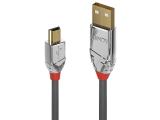  кабели: Lindy USB 2.0 Type A to Mini-B Cable 1m, Cromo Line