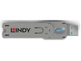 Lindy USB-A Port Blocker Key, Blue снимка №2