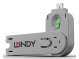 Описание и цена на Lindy USB-A Port Blocker Key, Green