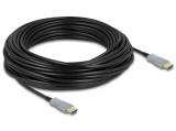  кабели: DeLock Active Optical Cable HDMI 4K 60 Hz 25m