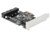 DeLock PCI-E x1 Card to 2 x internal USB 3.0 Pin Header снимка №2