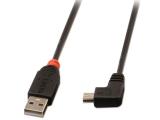  кабели: Lindy Angled USB 2.0 Type A to Mini-B Cable 0.5m