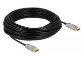  кабели: DeLock Active Optical Cable DisplayPort 1.4 8K 25m